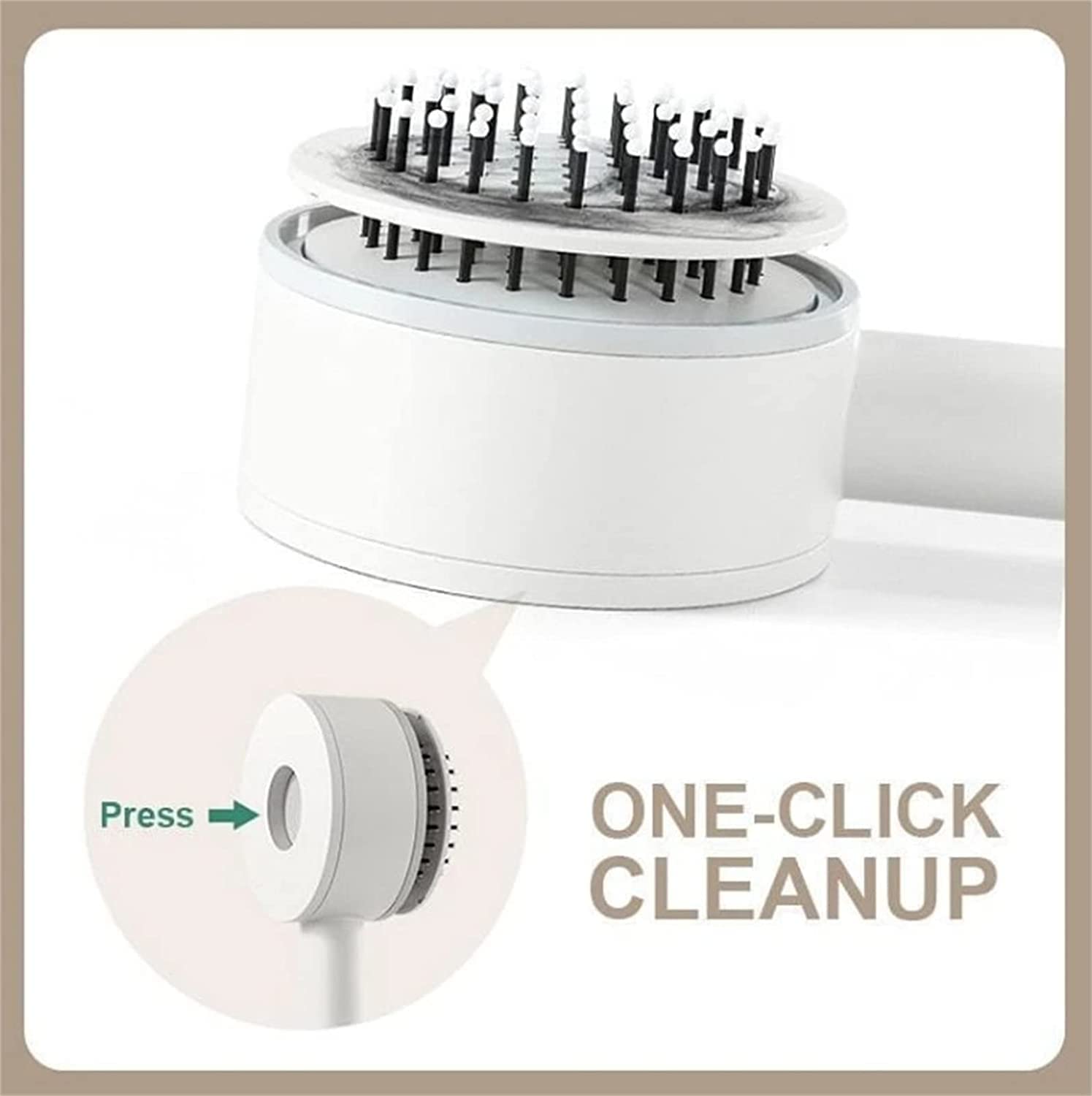 6034 Air Cushion Massage Brush, Airbag Massage Comb with Long Handle, Self-Cleaning Hair Brush, Detangling Anti-Static for All Hair 6034 Air Cushion Massage Brush, Airbag Massage Comb with Long Handle, Self-Cleaning Hair Brush, Detangling Anti-Static for All Hair